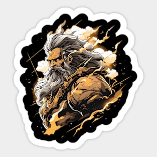 zeus Sticker